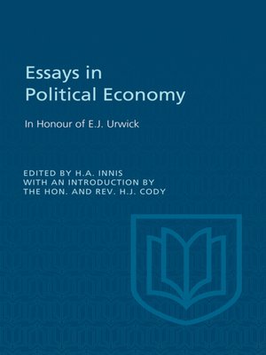 cover image of Essays in Political Economy